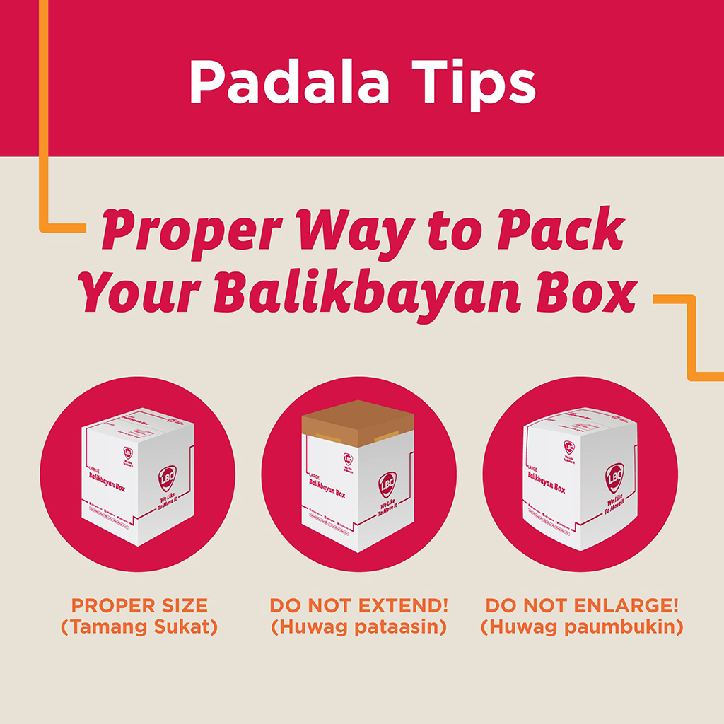 Padala Tips to pack your Balikbayan Box