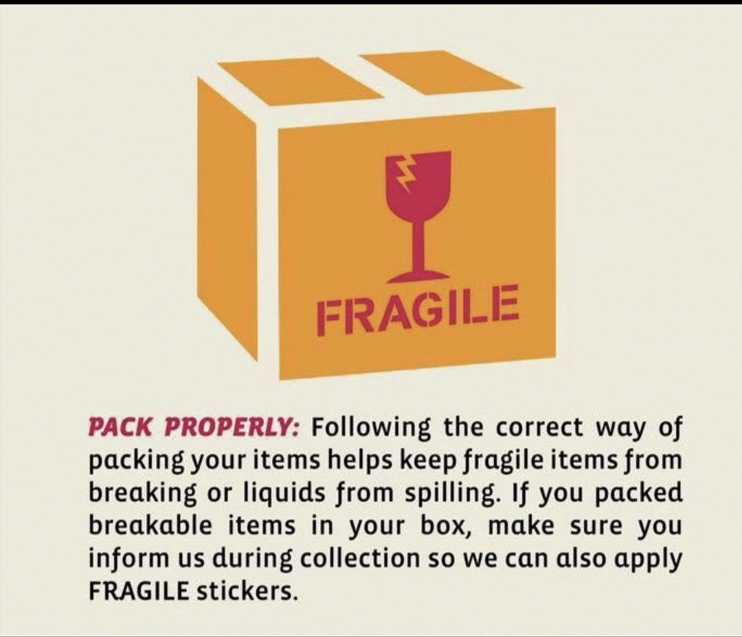 Pack your Items properly